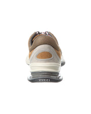 Gucci Run Suede & Mesh Sneaker