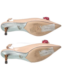 Gucci Vinyl & Patent Slingback Pump (Authentic Pre-Loved)