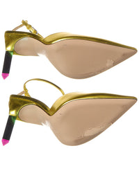 The Attico Perine Leather Pump (Authentic Pre-Owned)