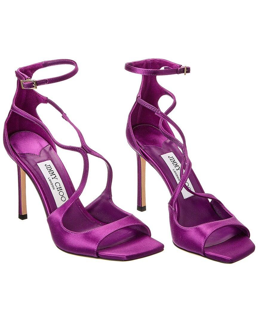 Jimmy Choo Jimmy Choo Azia 95 Satin Sandal (Authentic Pre-Loved)