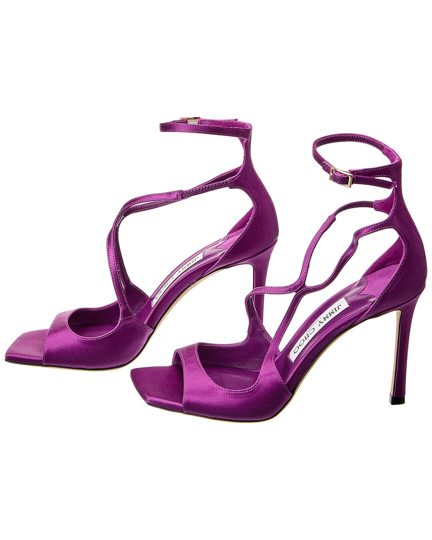 Jimmy Choo Jimmy Choo Azia 95 Satin Sandal (Authentic Pre-Loved)