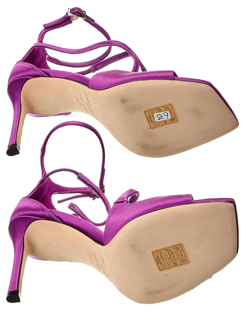 Jimmy Choo Jimmy Choo Azia 95 Satin Sandal (Authentic Pre-Loved)