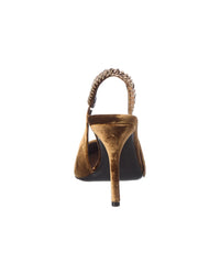 Gucci Gucci Signoria 100 Velvet Slingback Pump