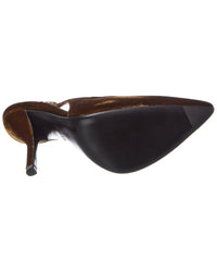 Gucci Gucci Signoria 100 Velvet Slingback Pump