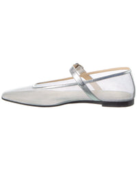Le Monde Beryl Mesh & Leather Mary Jane Flat
