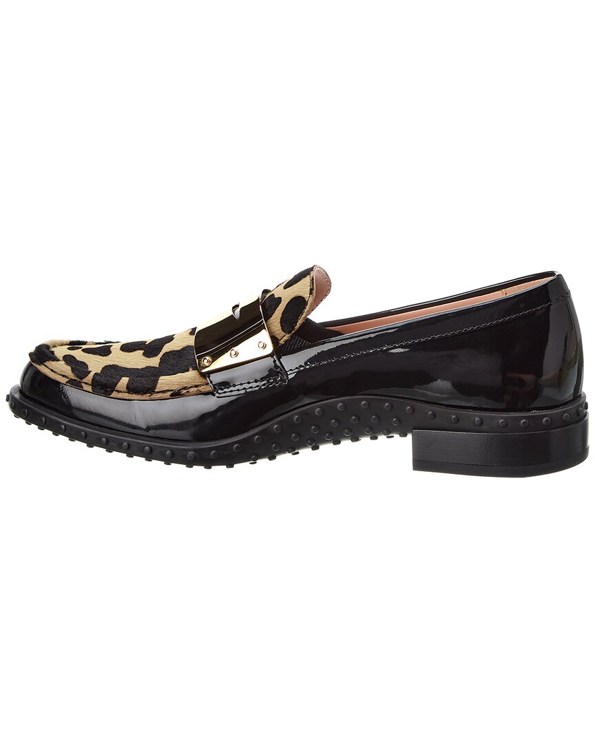 TOD's Tod’S Gomma Haircalf & Patent Loafer
