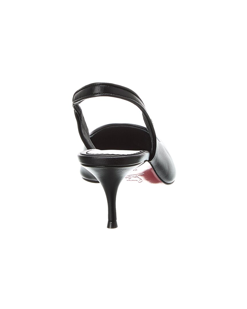 Christian Louboutin Sporty Kate 55 Leather Slingback Pump
