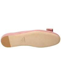 Ferragamo Vara Bow Velvet Flat