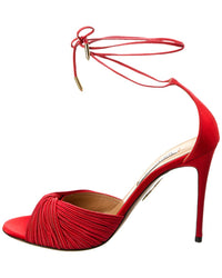 Aquazzura Bellini Beauty 105 Satin Sandal