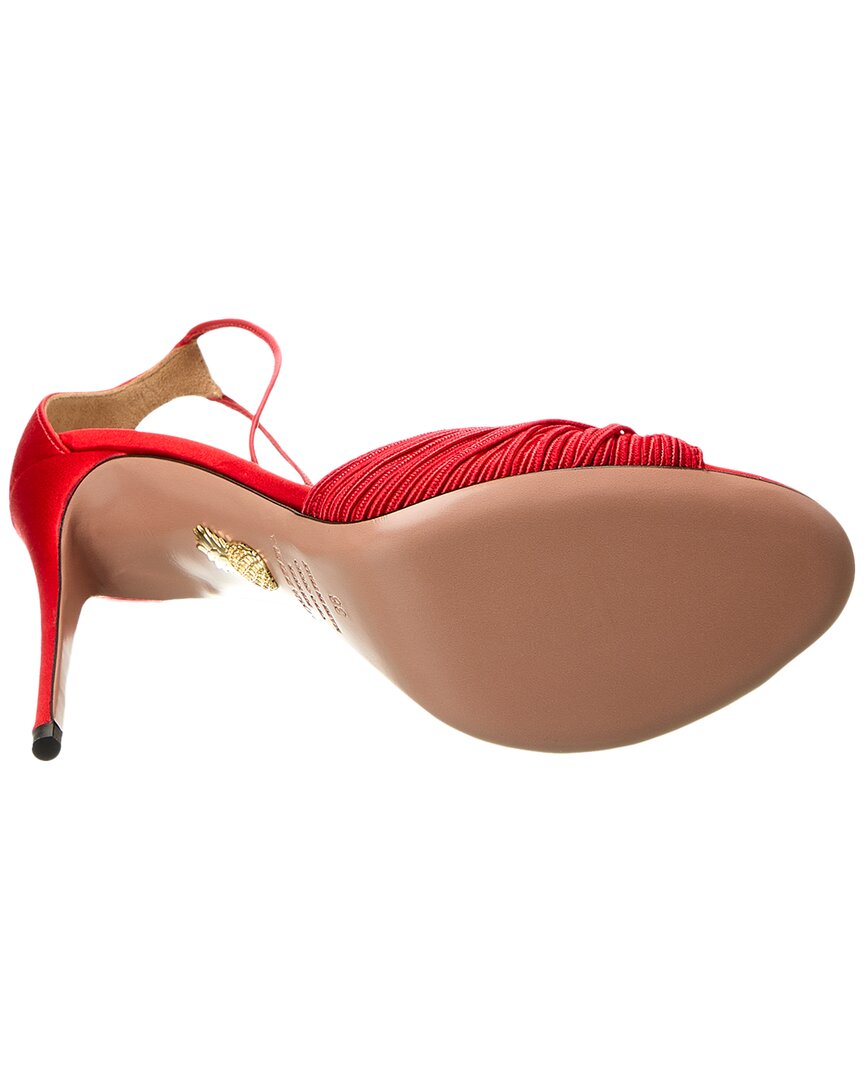 Aquazzura Bellini Beauty 105 Satin Sandal