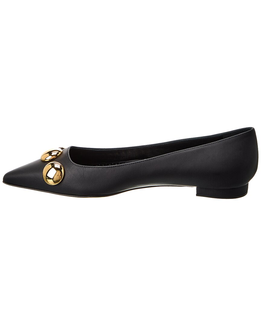 Manolo Blahnik Chappa Leather Flat – Bluefly