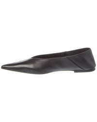 Saint Laurent Carolyn Leather Flat2
