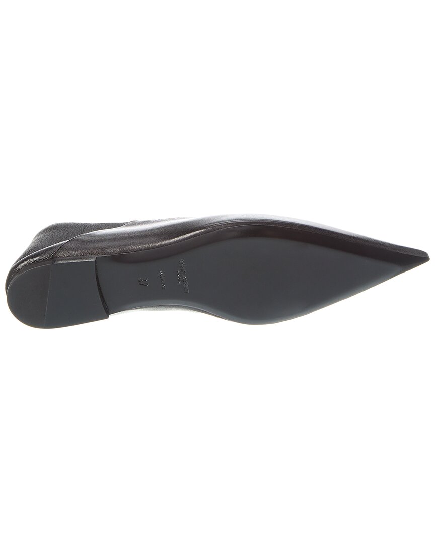 Saint Laurent Carolyn Leather Flat4