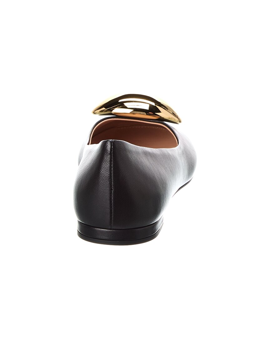 Gianvito Rossi Sphera Leather Flat
