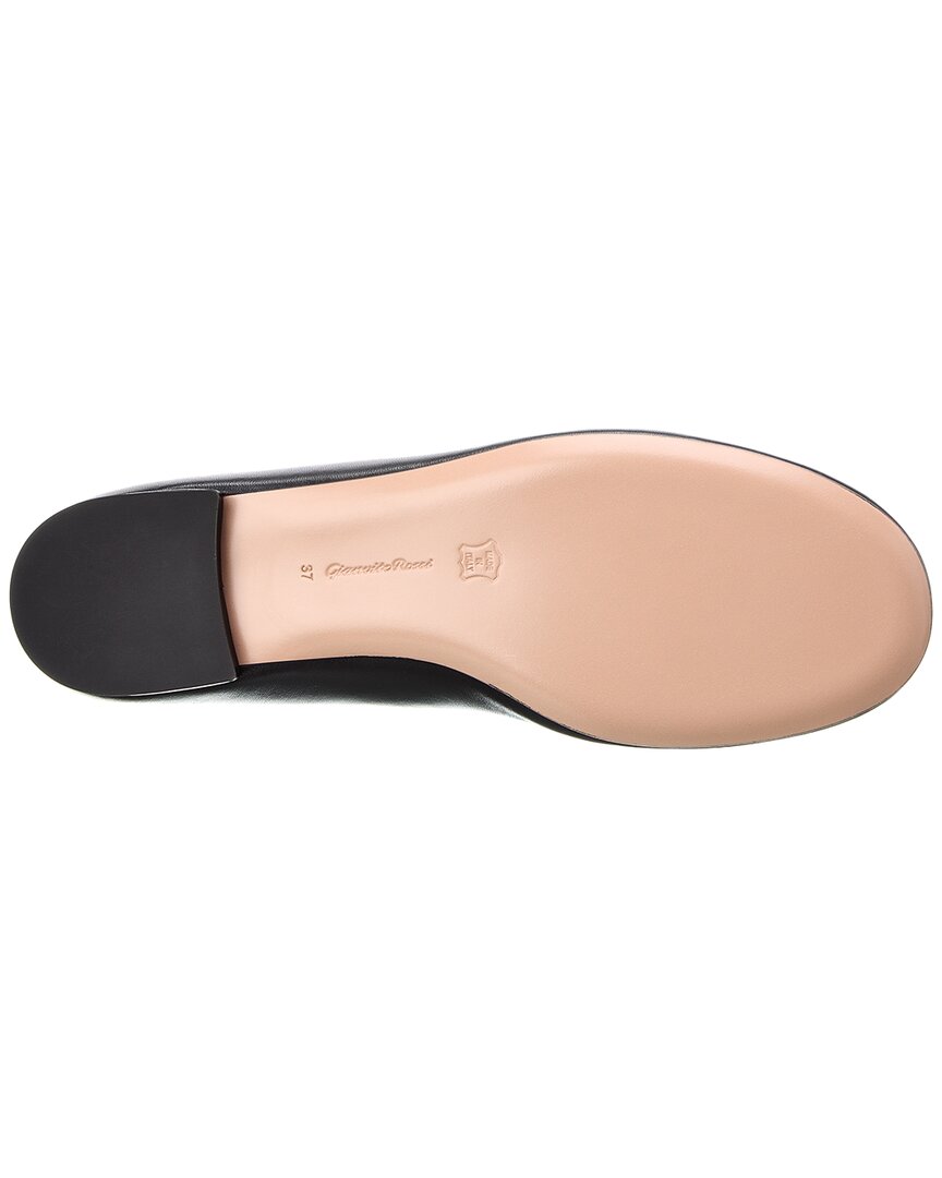 Gianvito Rossi Sphera Leather Flat