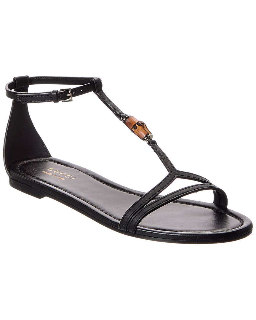 Gucci Gucci Bamboo Leather Sandal