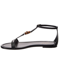 Gucci Gucci Bamboo Leather Sandal