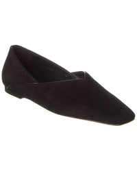 Toteme Suede Ballerina Flat 36 Black