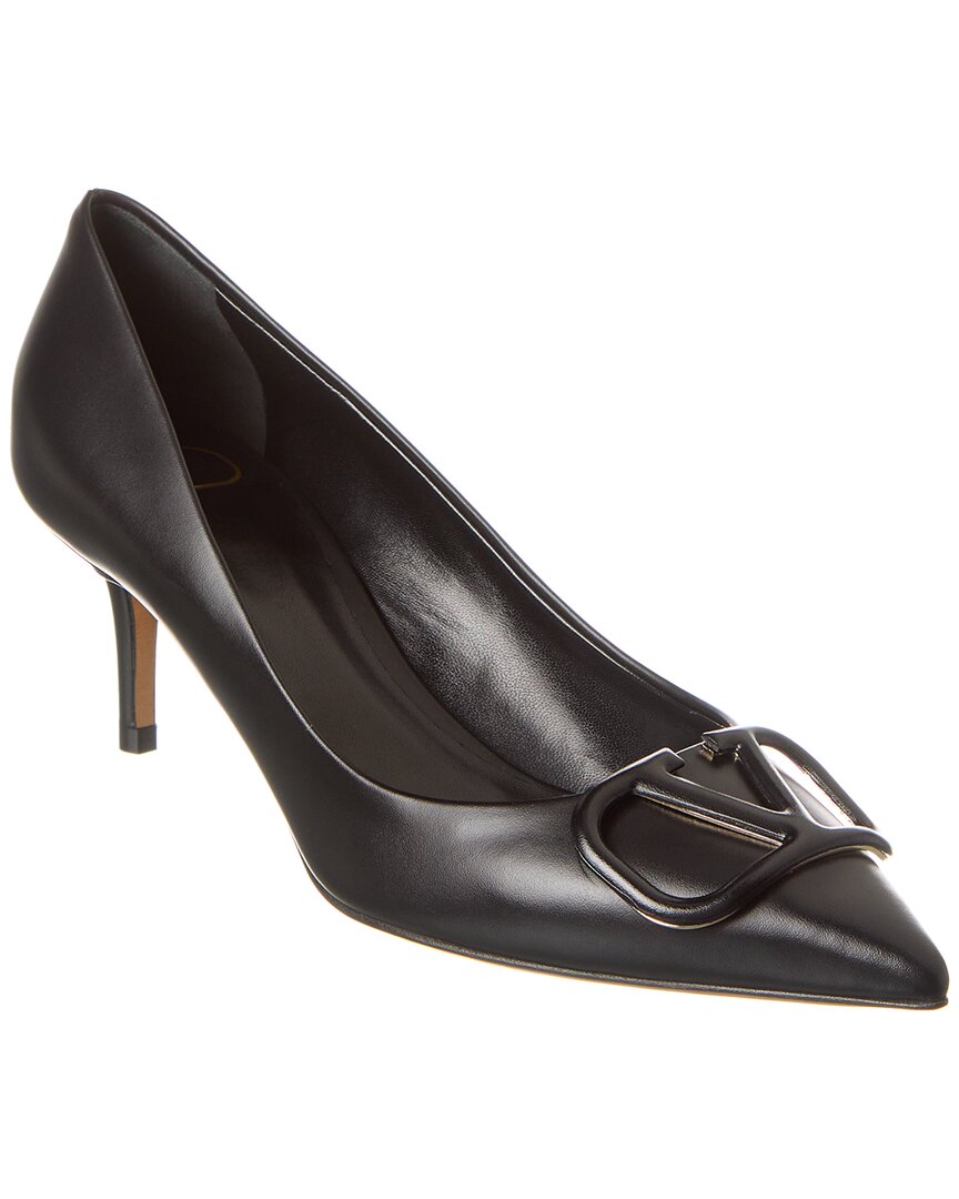 Valentino Vlogo Signature 60 Leather Pump Black 36