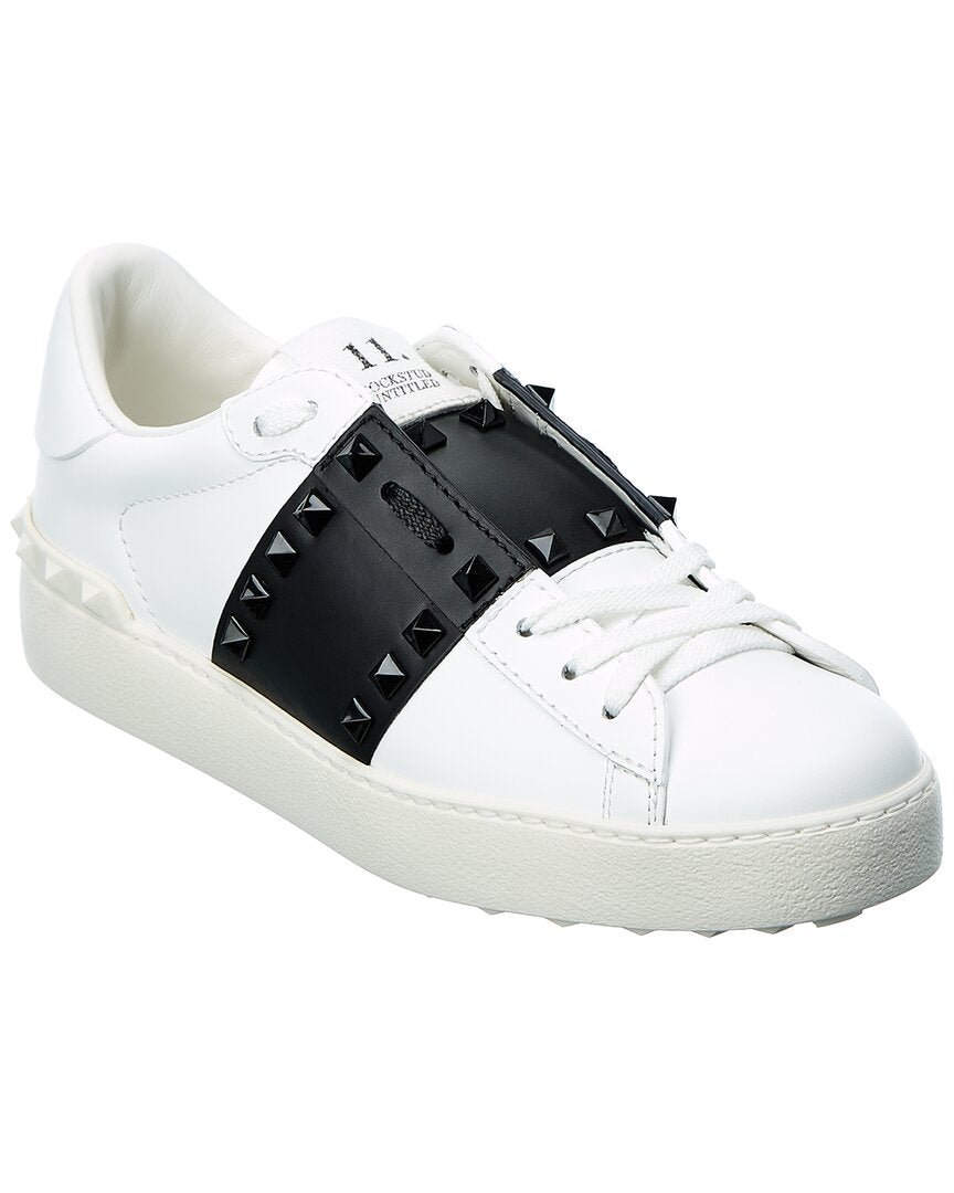 Valentino Valentino Rockstud Untitled Leather Sneaker