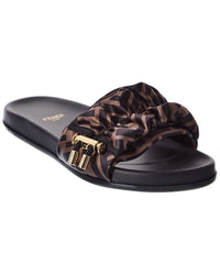 Fendi Ff Vertigo Satin Slide