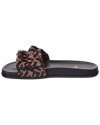 Fendi Ff Vertigo Satin Slide