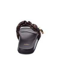 Fendi Ff Vertigo Satin Slide