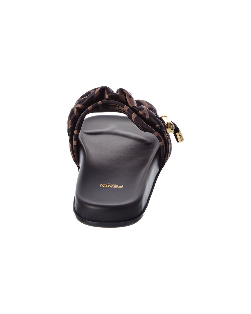 Fendi Ff Vertigo Satin Slide