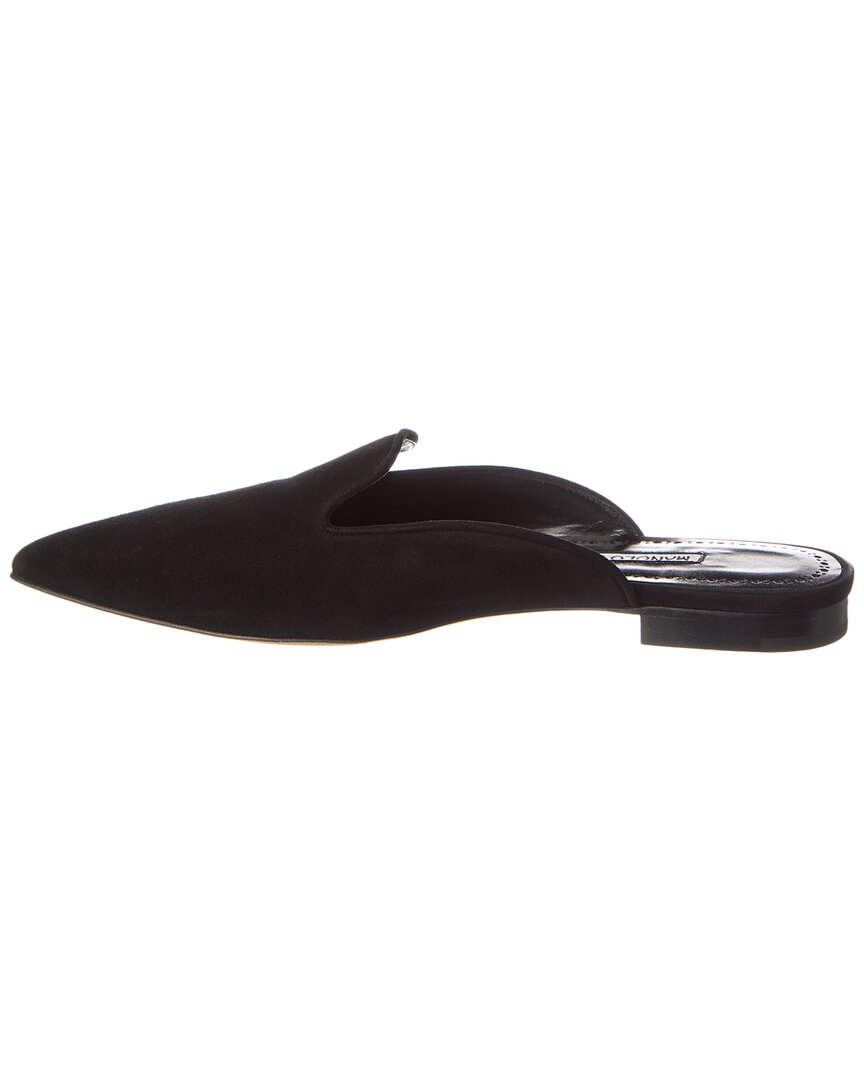 Manolo Blahnik Wilfa Suede Mule