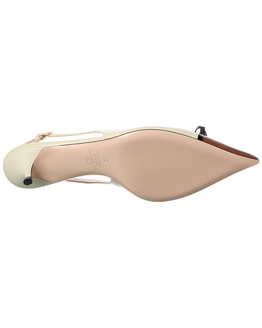 ひまりんValentino パンプス 38 Valentino Bepointy Leather Slingback Pump – Bluefly