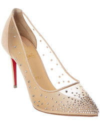 Christian Louboutin Christian Louboutin Follies Strass 85 Crystal Mesh Pump