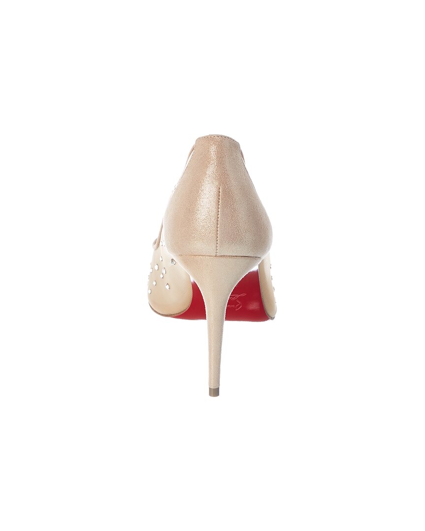 Christian Louboutin Christian Louboutin Follies Strass 85 Crystal Mesh Pump