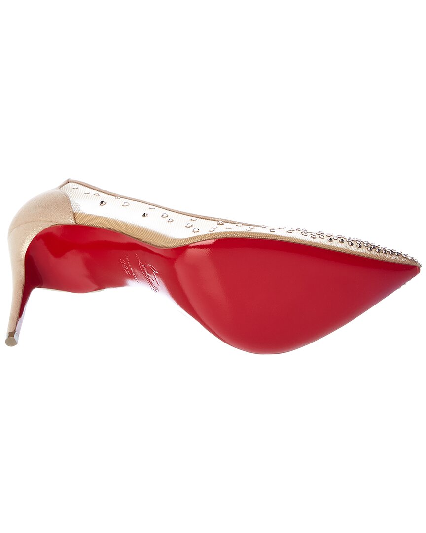 Christian Louboutin Christian Louboutin Follies Strass 85 Crystal Mesh Pump