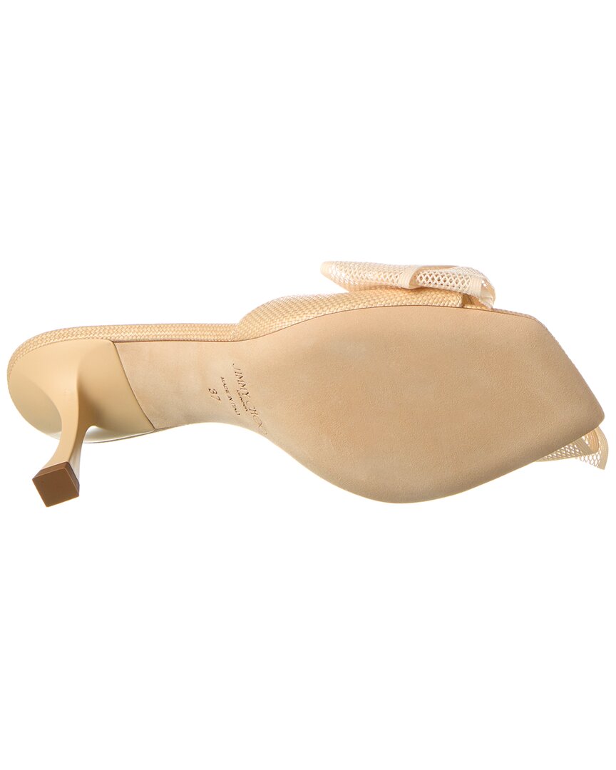 Jimmy Choo Jimmy Choo Jodi 70 Raffia & Leather Sandal