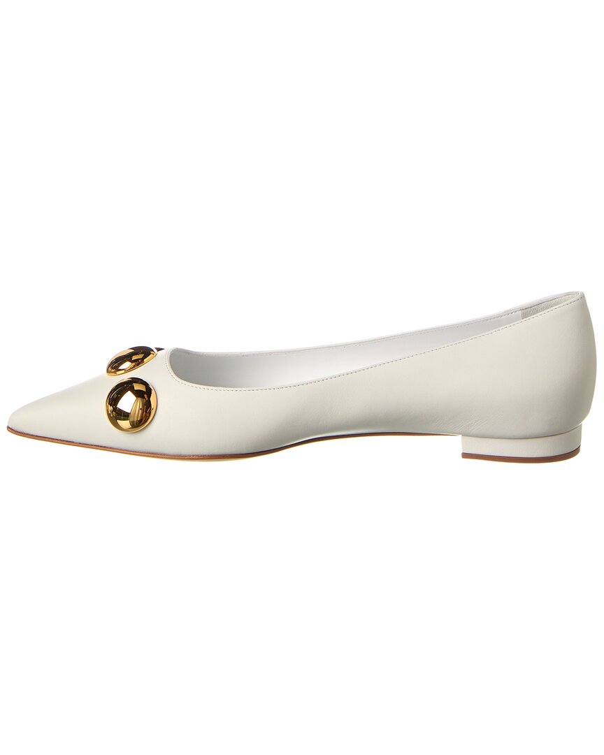 Manolo Blahnik Chappa Leather Flat – Bluefly