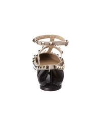 Valentino Rockstud Caged Leather Flat