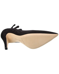 Manolo Blahnik Florettehi 105 Suede Pump4