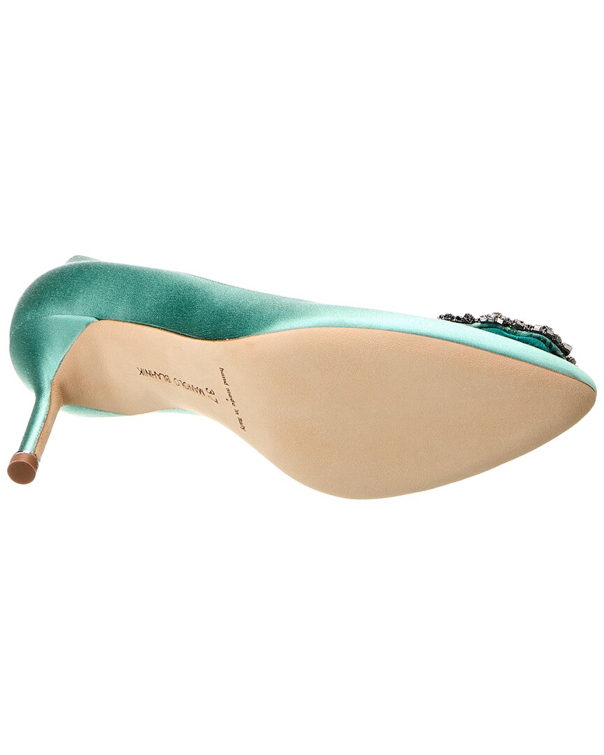 Manolo Blahnik Hangisi 90 Satin Pump4