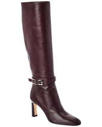 Sergio Rossi Sergio Rossi Nora 80 Leather Knee-High Boot
