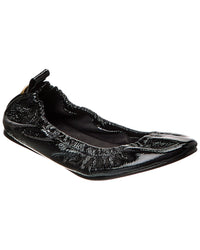 Isabel Marant Belna Leather Ballet Flat Black