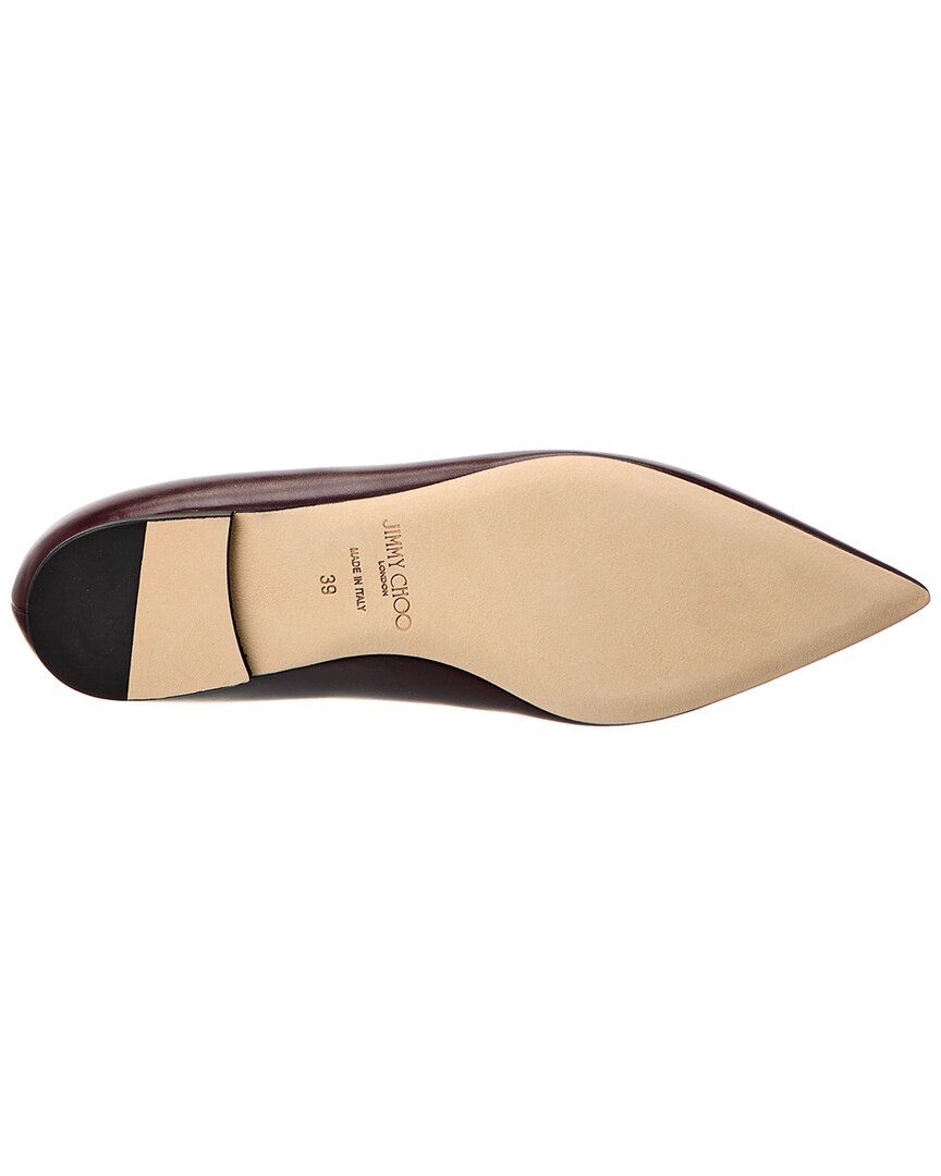 Jimmy Choo Jimmy Choo Love Leather Flat