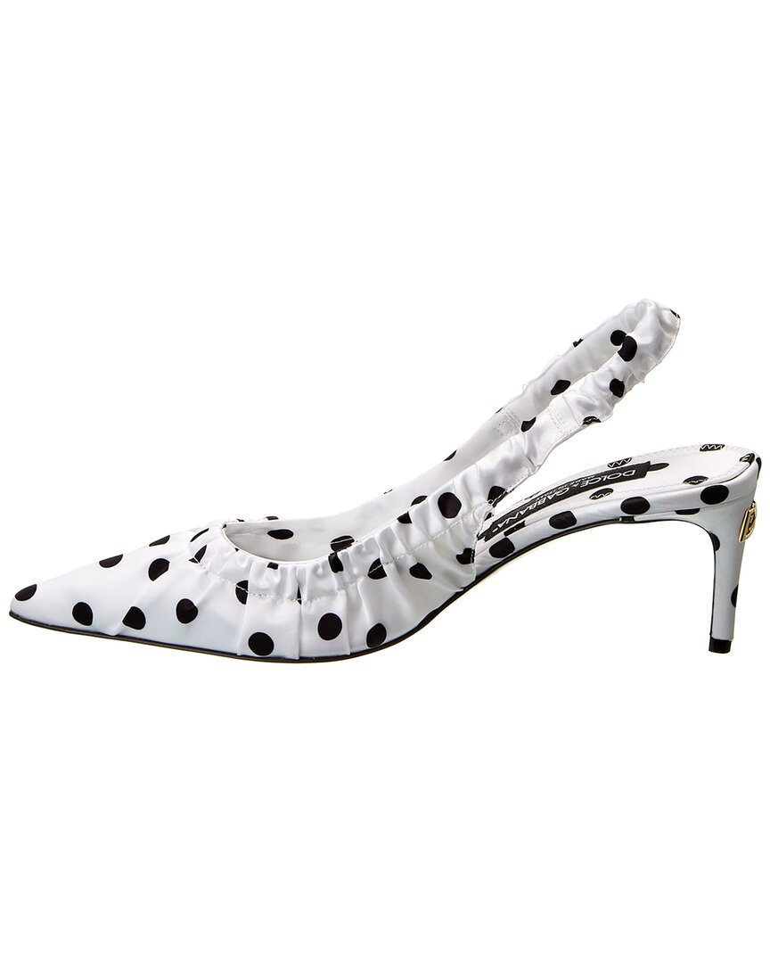 Dolce & Gabbana Satin Slingback Pump