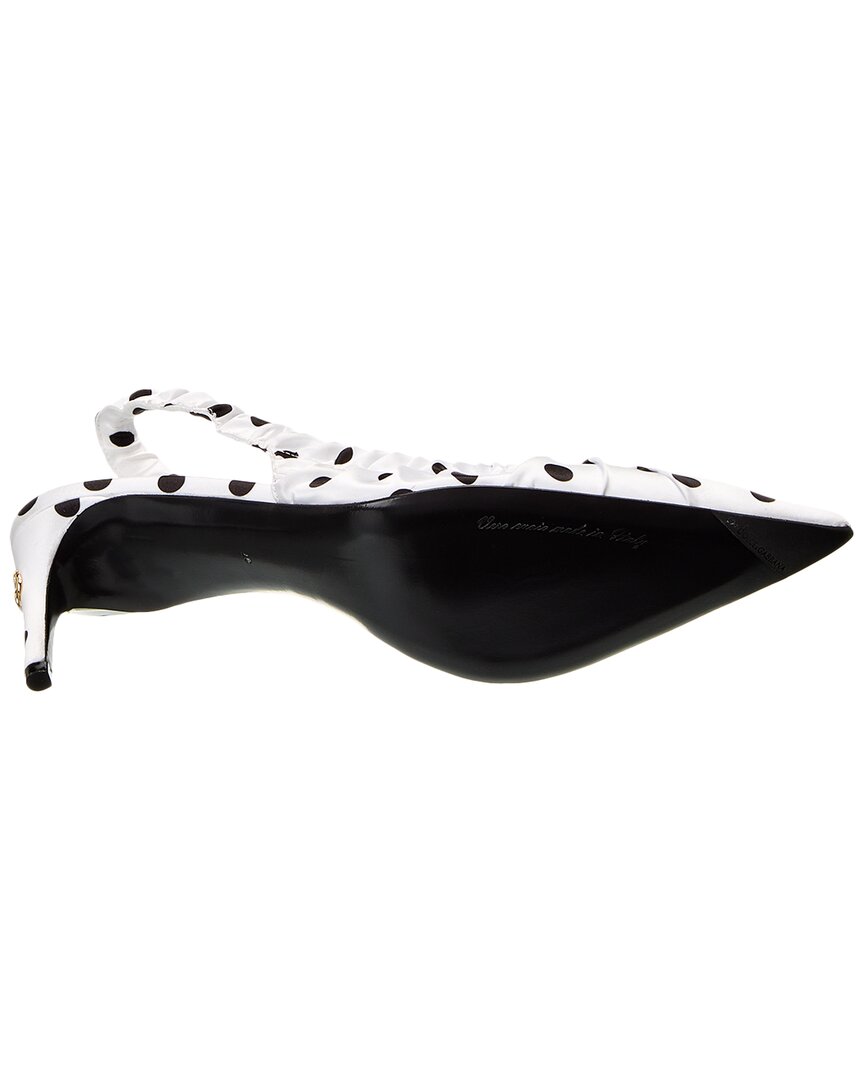 Dolce & Gabbana Satin Slingback Pump