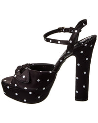 Dolce & Gabbana Satin Platform Sandal