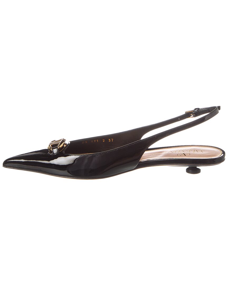 Valentino Vlogo Patent Slingback Flat – Bluefly