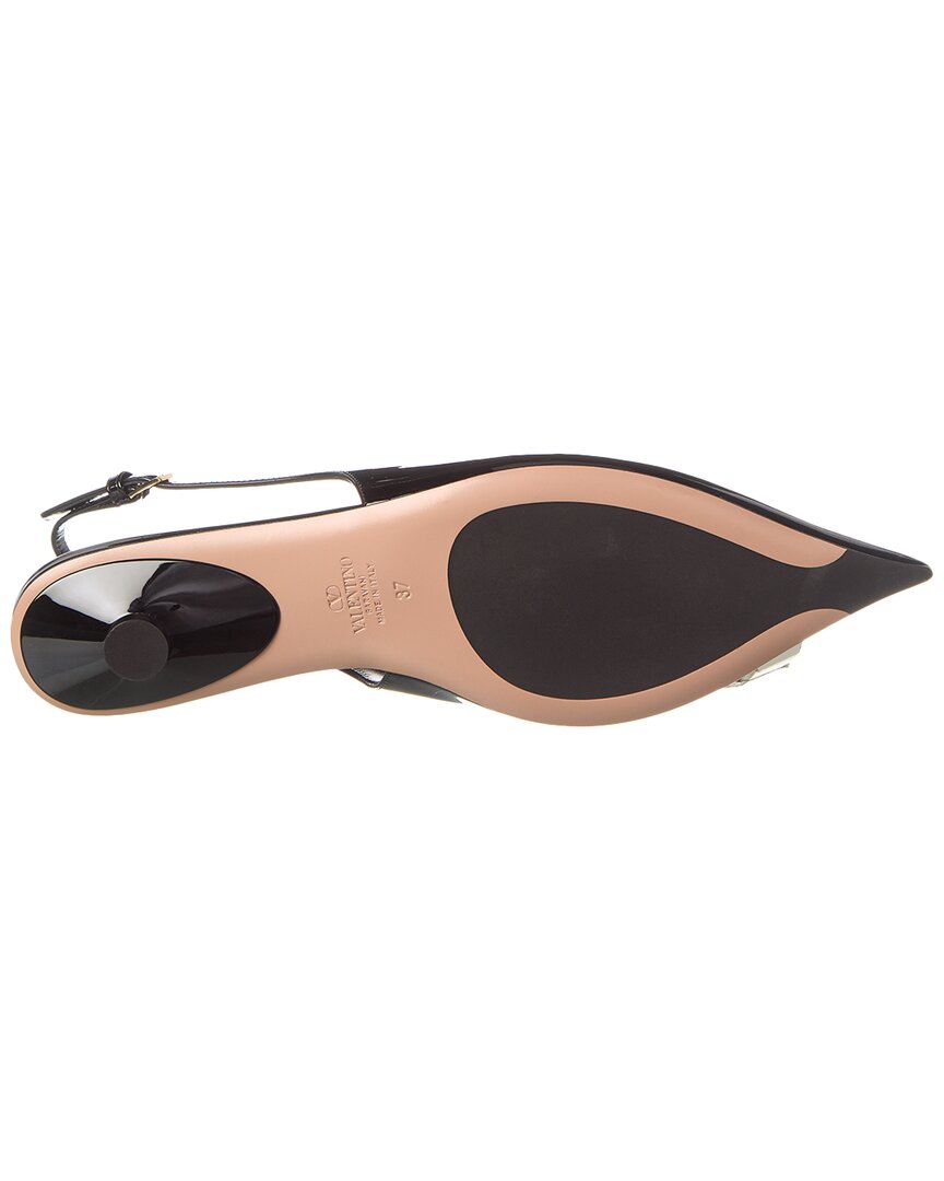 Valentino Vlogo Patent Slingback Flat – Bluefly