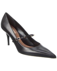 Valentino Rockstud 80 Leather Pump Black