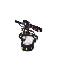 Gianvito Rossi Studded 20 Suede Sandal