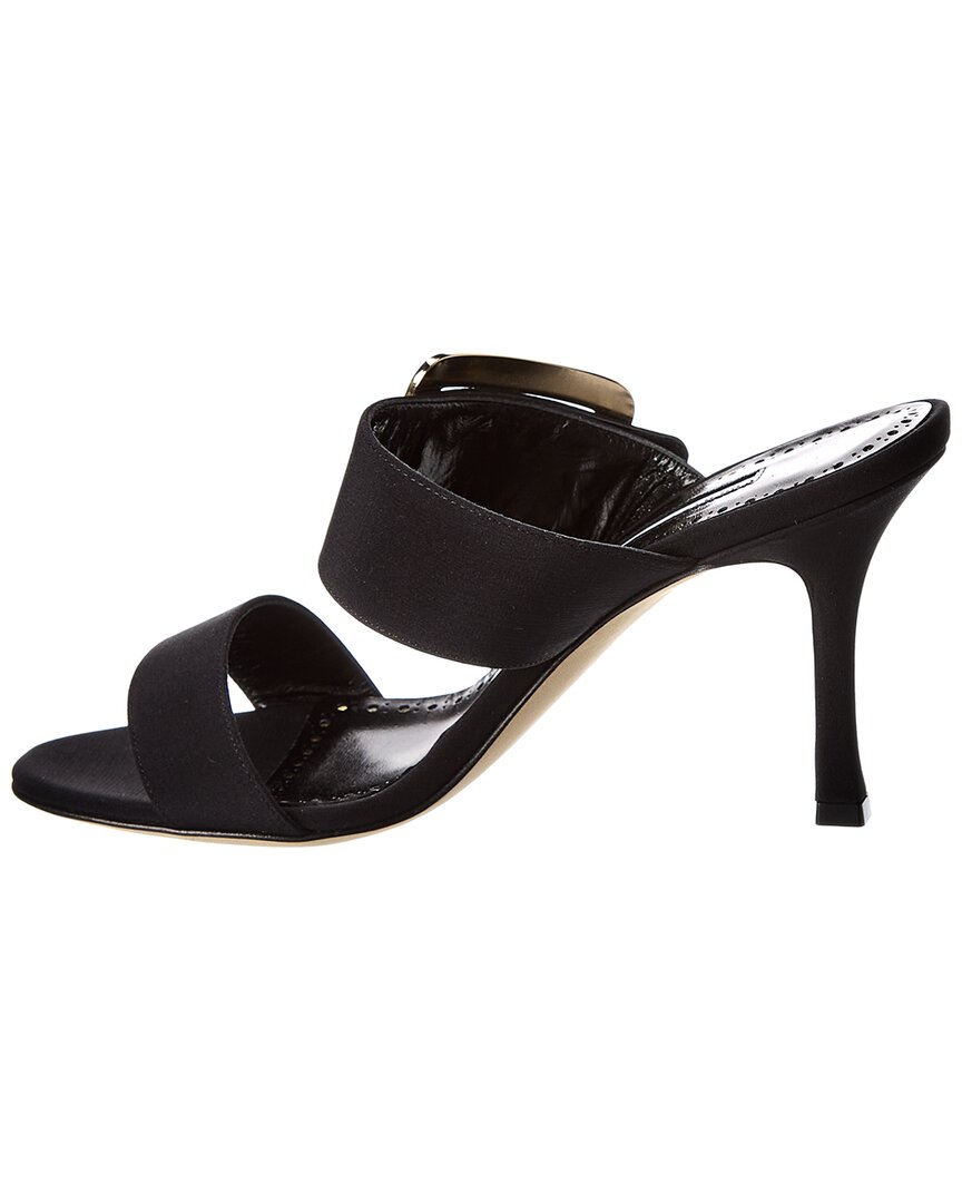 Manolo Blahnik Gable 90 Silk Sandal