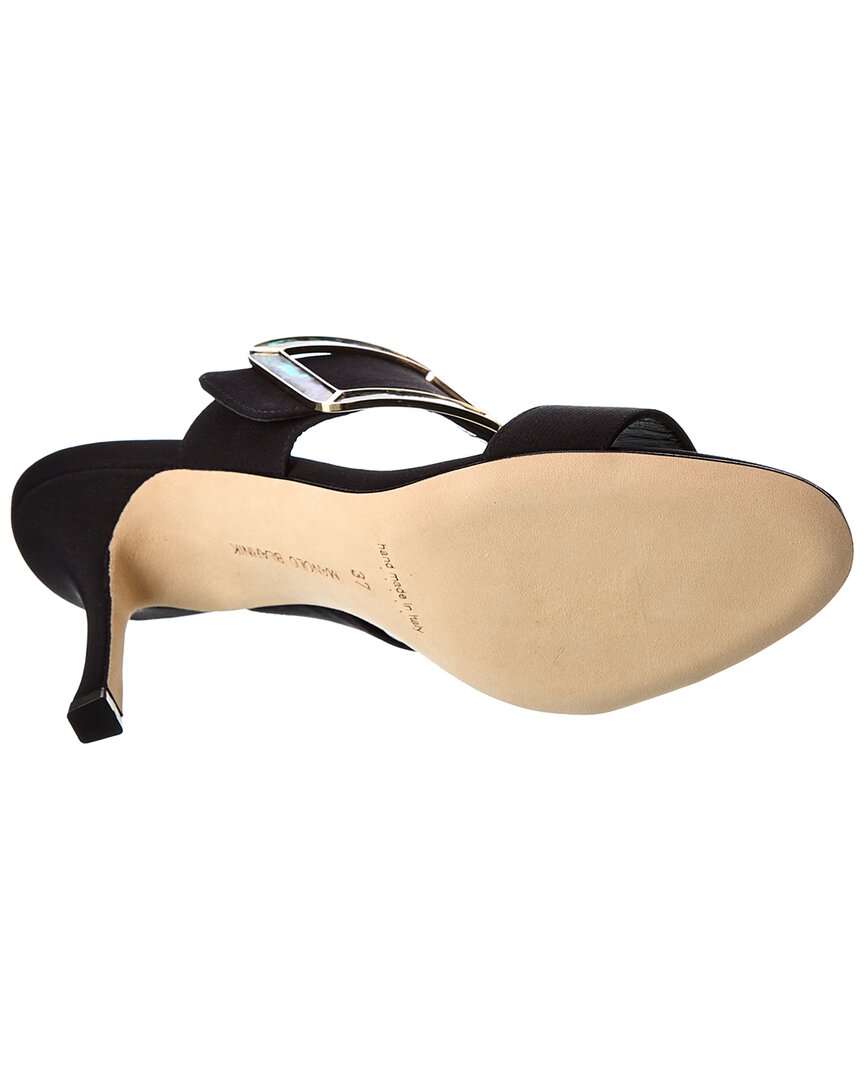 Manolo Blahnik Gable 90 Silk Sandal